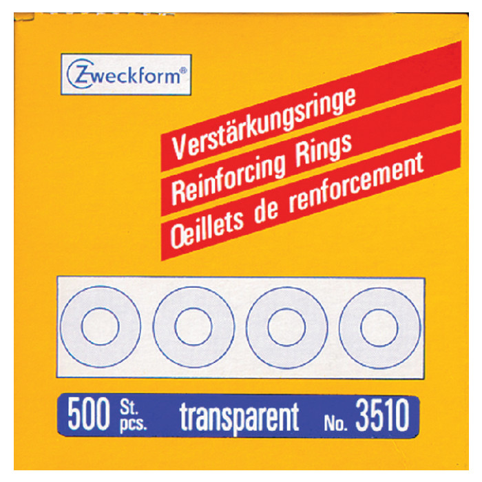 Versterkingsringen Avery 3510 13mm transparant 500 stuks