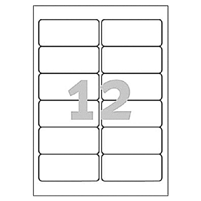 Etiket Avery L4776-20 99.1x42.3mm polyester wit 240 stuks