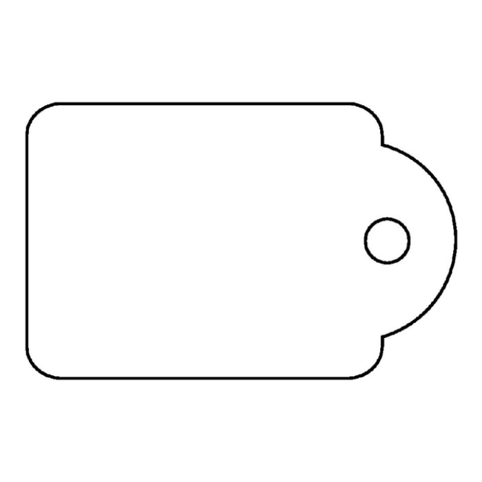 Label Apli karton nr 387 13x20mm wit 1000 stuks