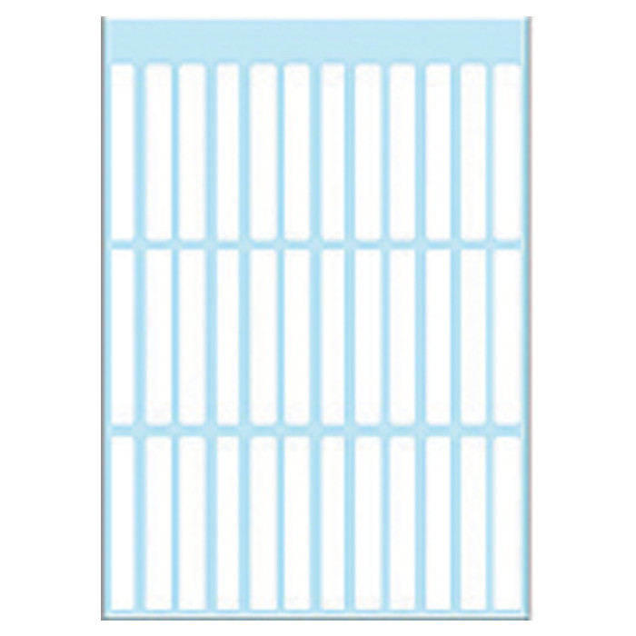 Etiket HERMA 3735 5x35mm wit 252 stuks