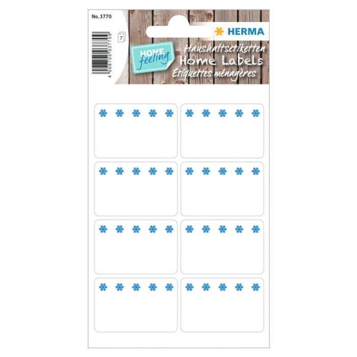 Etiket HERMA 3770 26x40mm diepvries wit 56 stuks