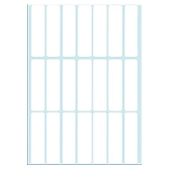 Etiket HERMA 2370 13x50mm wit 672 stuks