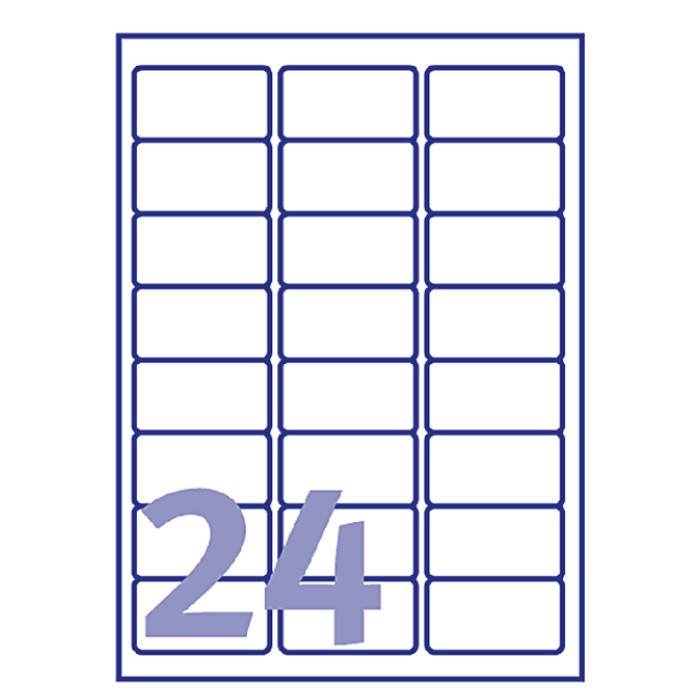 Etiket Avery L7159-40 63.5x33.9mm wit 960 stuks