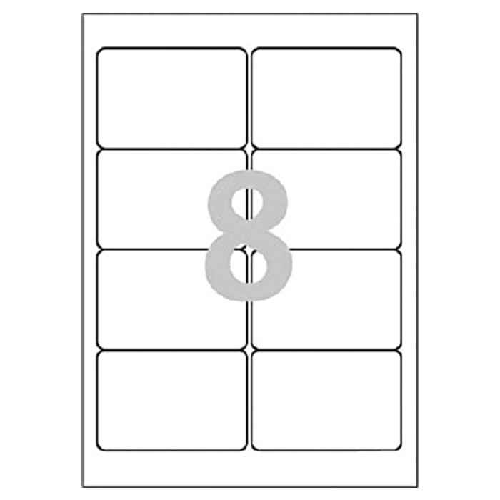 Etiket Avery L4745REV-25 96x63.5mm wit 200 stuks