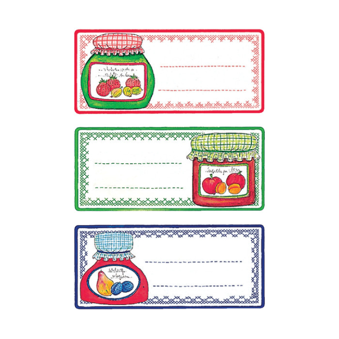 Etiket HERMA 3766 keuken weckpot