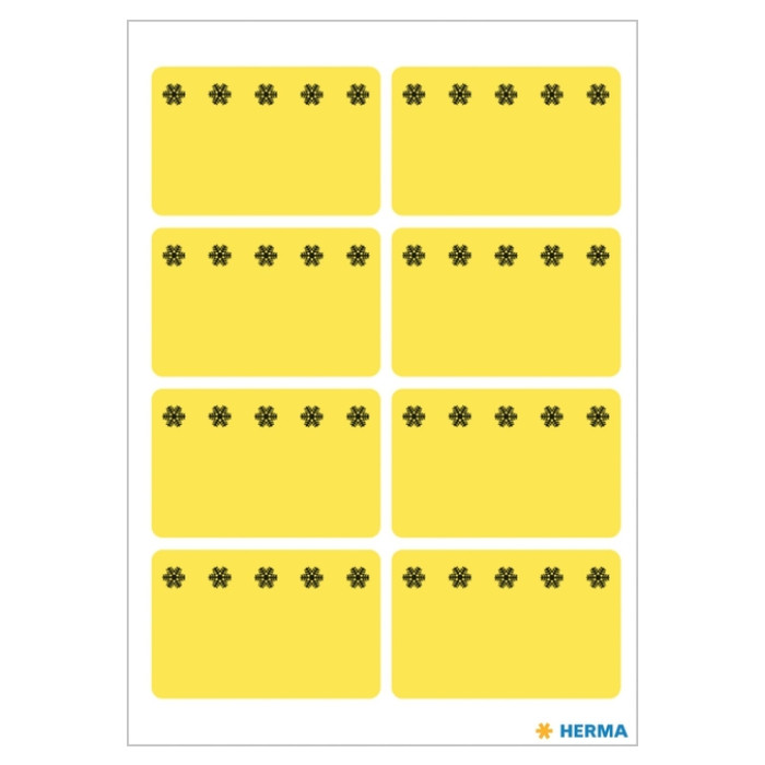 Etiket HERMA 3771 26x40mm diepvries geel 48 stuks