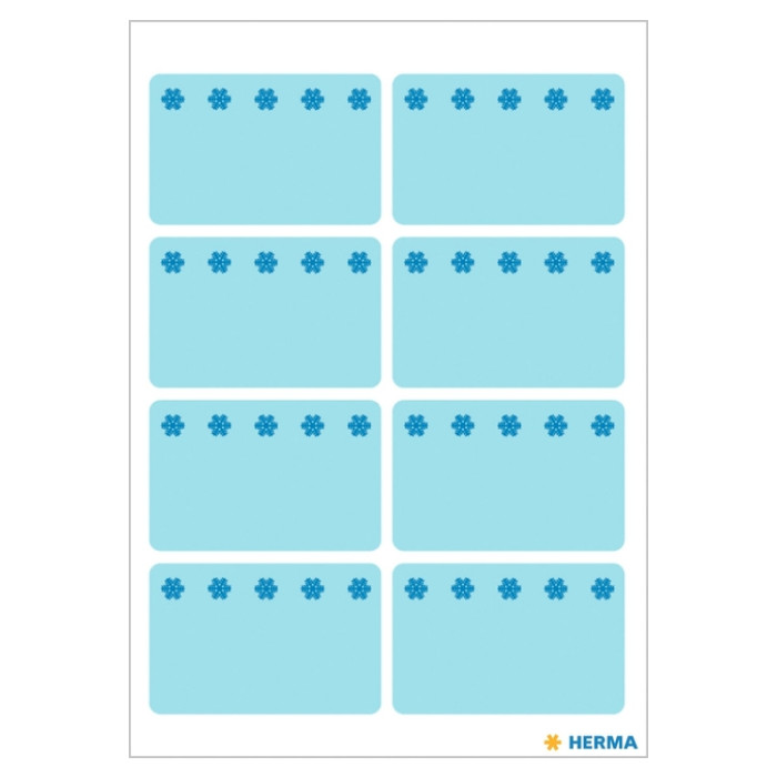Etiket HERMA 3773 26x40mm diepvries blauw 48 stuks
