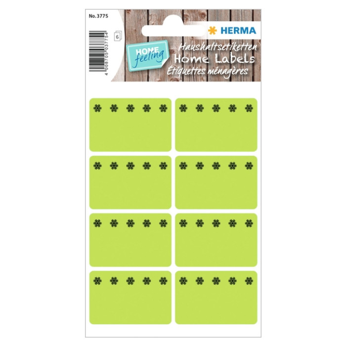 Etiket HERMA 3775 26x40mm diepvries groen 48 stuks