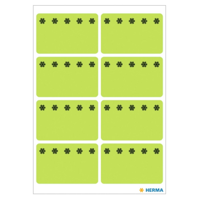 Etiket HERMA 3775 26x40mm diepvries groen 48 stuks