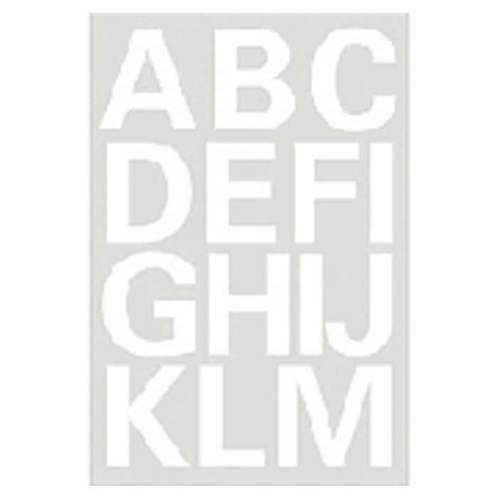 Etiket HERMA 4169 25mm letters A-Z wit