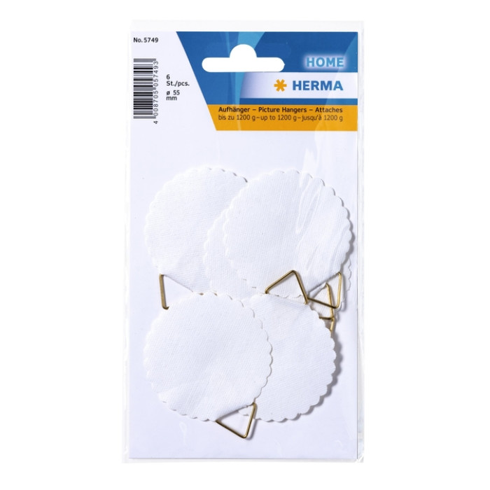 Hanghaakje HERMA 5749 55mm 6 stuks
