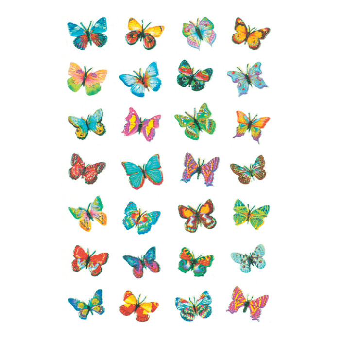 Etiket HERMA 6819 vlinder glitter folie