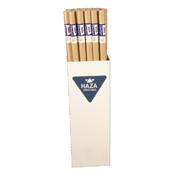 Inpakpapier HAZA Kraft gestreept 60gr 100cmx5m op rol