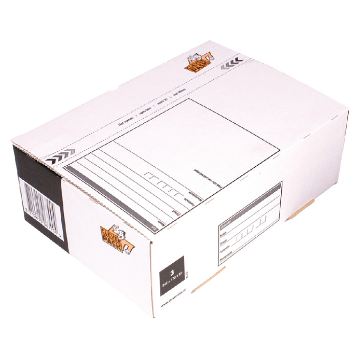 Postpakketbox 3 CleverPack 240x170x80mm wit
