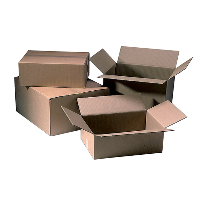 Amerikaanse vouwdoos CleverPack 586x386x386mm BC-golf bruin 10 stuks