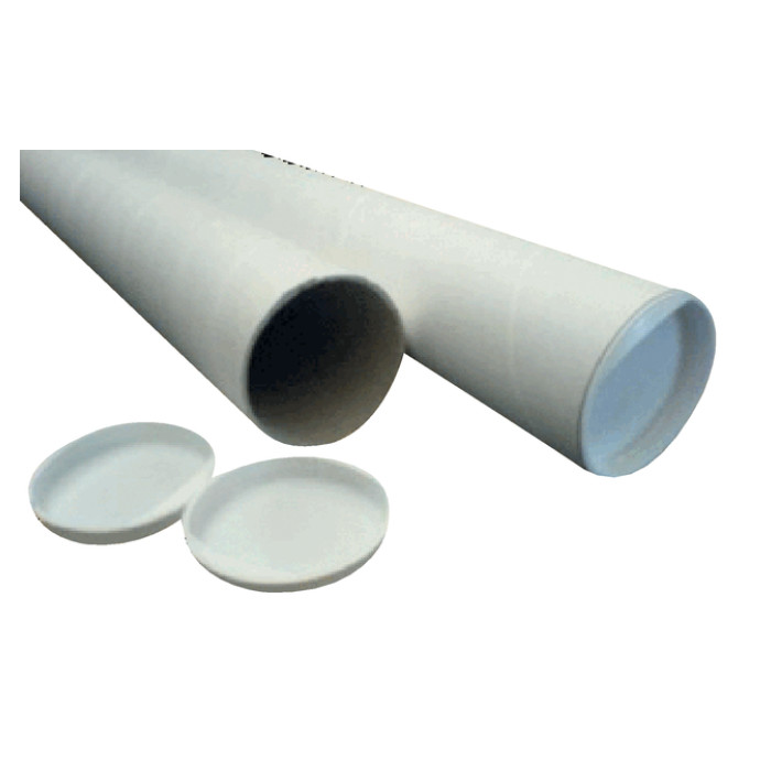Verzendkoker CleverPack A3 330x50mm met doppen wit pak à 20 stuks