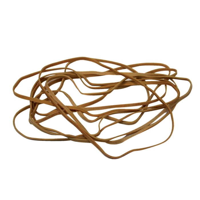 Elastiek Standard Rubber Bands 24 150x1.5mm 500gr 880 stuks bruin