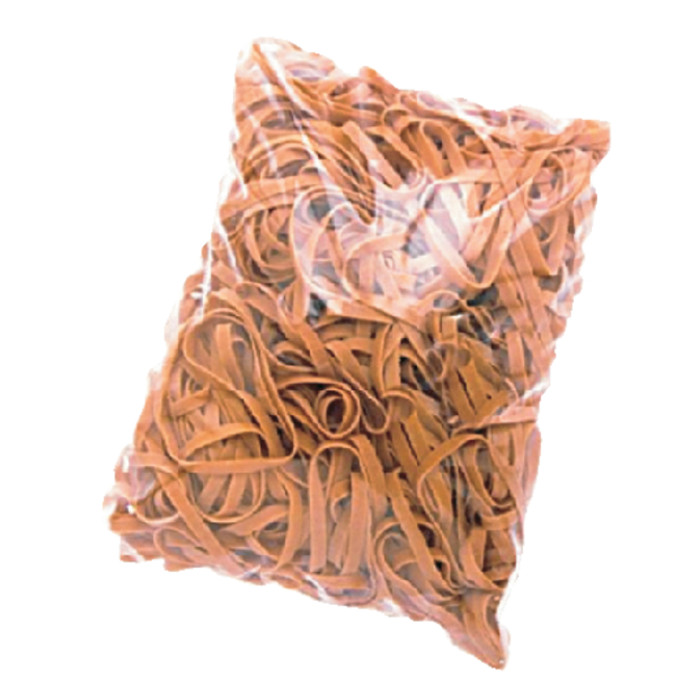 Elastiek Standard Rubber Bands 77 120x8mm 1kg 440 stuks bruin