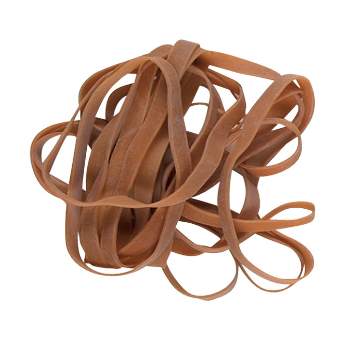 Elastiek Standard Rubber Bands 77 120x7.5mm 100gr 40 stuks bruin