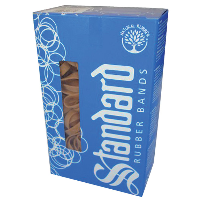 Elastiek Standard Rubber Bands 77 120x7.5mm 500gr 220 stuks bruin