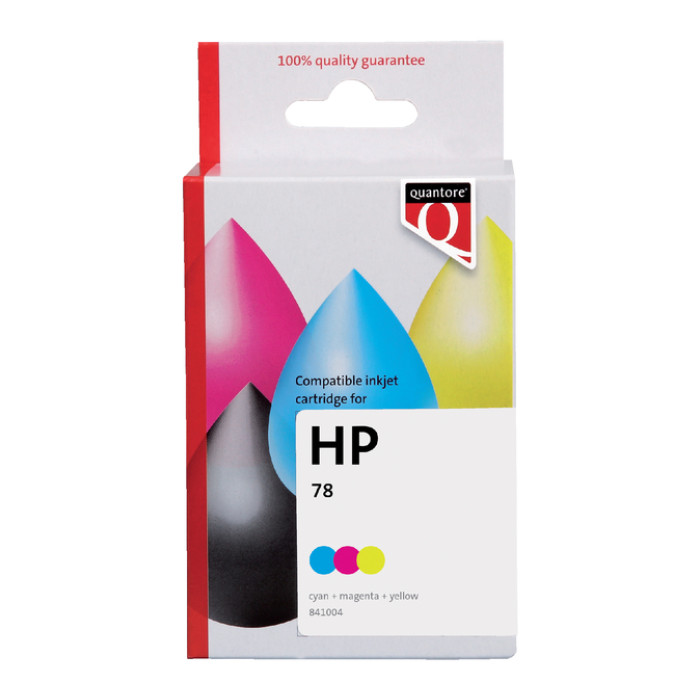 Inktcartridge Quantore alternatief tbv HP C6578A 78 kleur