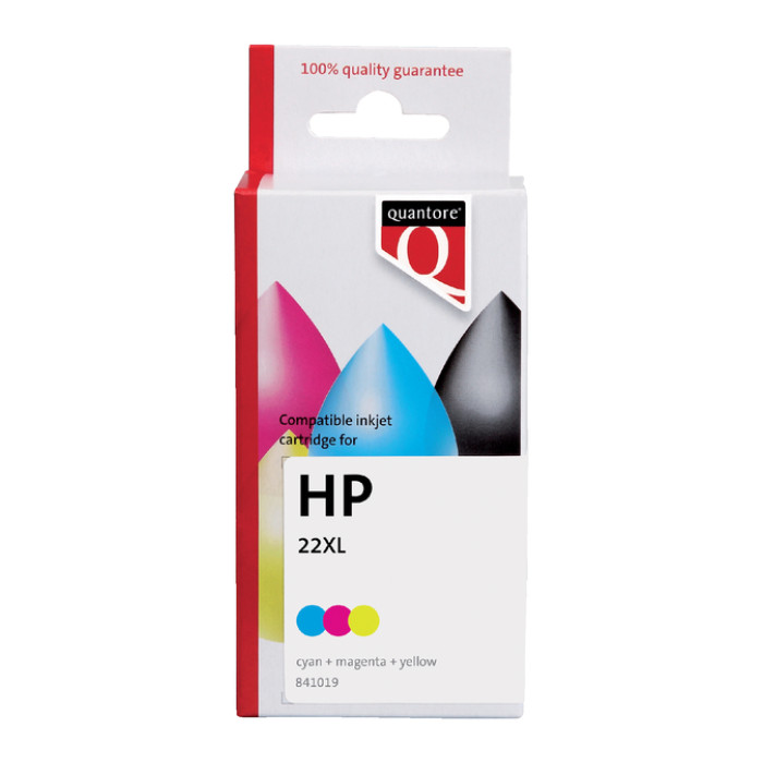 Inktcartridge Quantore alternatief tbv HP C9352AE 22XL kleur