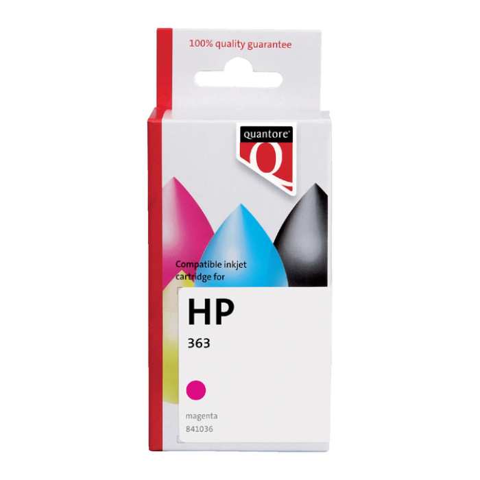 Inktcartridge Quantore alternatief tbv HP C8772EE 363 rood