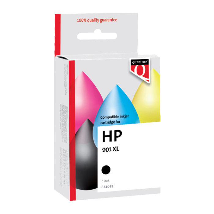 Inktcartridge Quantore alternatief tbv HP CC654A 901XL zwart