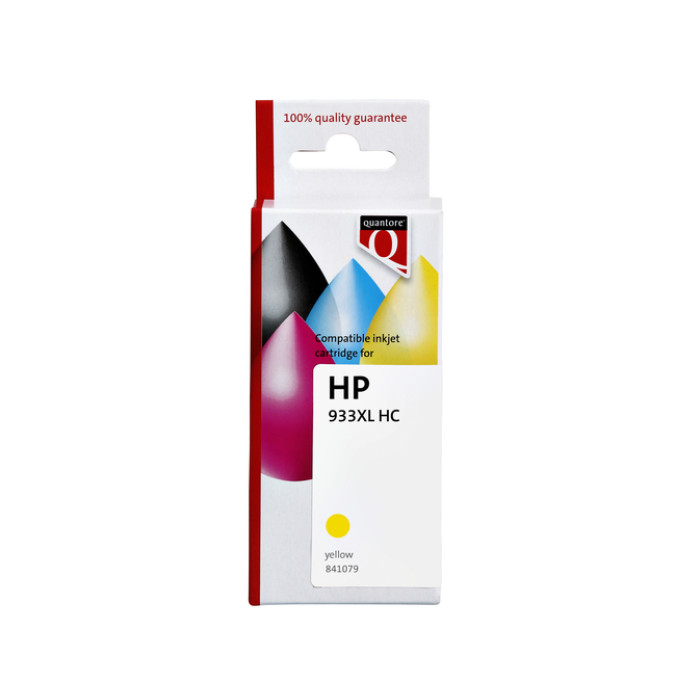 Inktcartridge Quantore alternatief tbv HP CN056AE 933XL geel