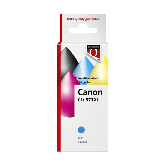 Inktcartridge Quantore alternatief tbv Canon CLI-571XL blauw