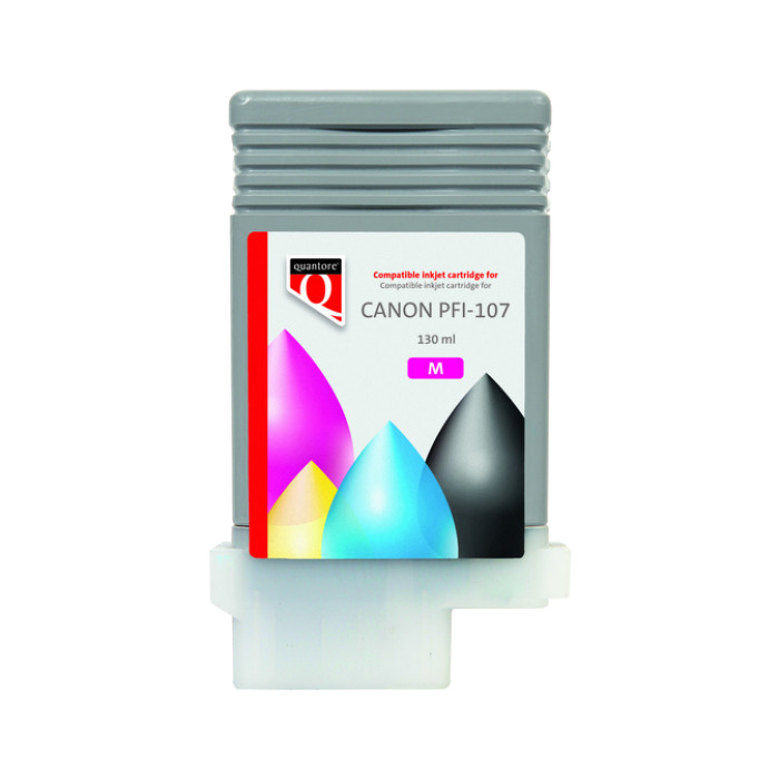 Inktcartridge Quantore alternatief tbv Canon PFI-107 rood