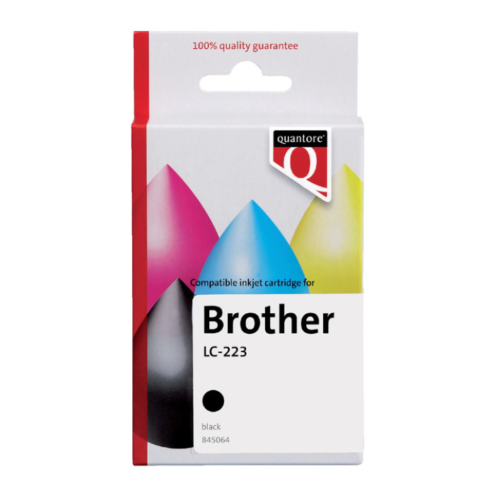 Inktcartridge Quantore alternatief tbv Brother LC-223 zwart
