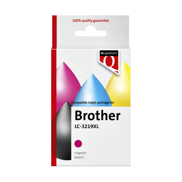 Inktcartridge Quantore alternatief tbv Brother LC-3219XL rood