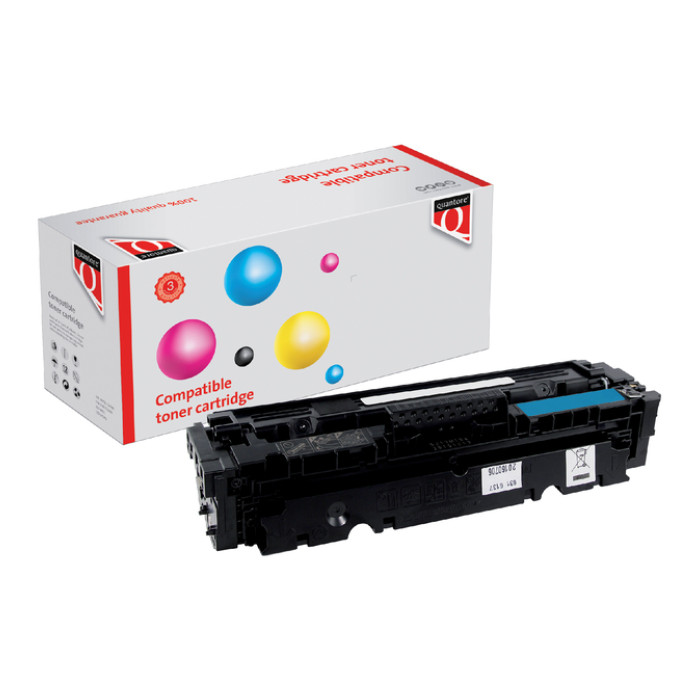 Tonercartridge Quantore alternatief tbv HP CF411X 410X blauw