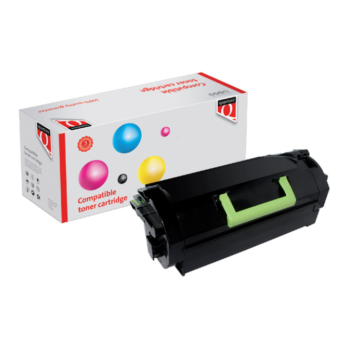 Tonercartridge Quantore alternatief tbv Lexmark 52D0HA0 zwart