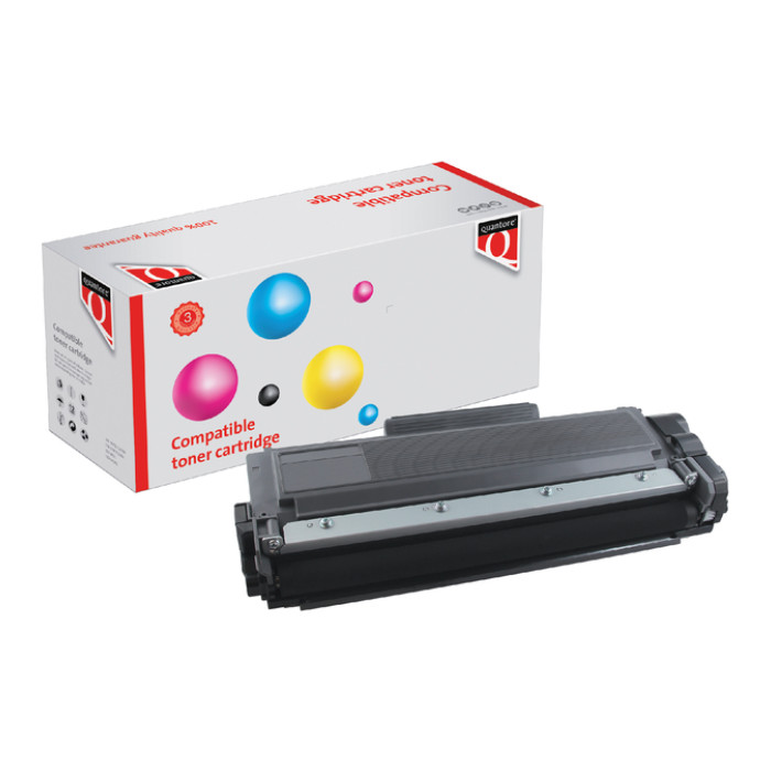 Toner Quantore alternatief tbv Brother TN-2320BK zwart
