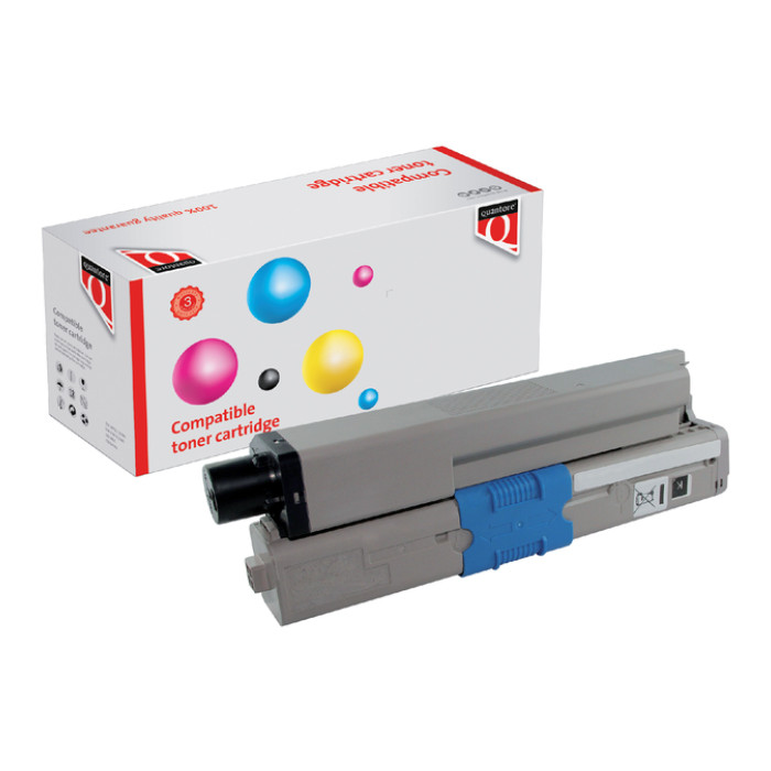 Toner Quantore alternatief tbv Oki 44469803 zwart