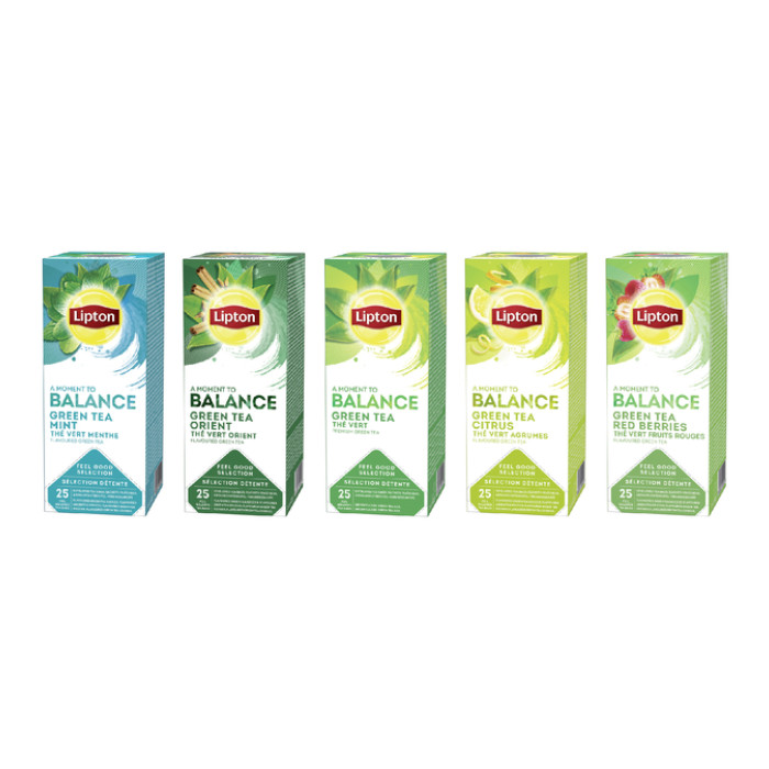 Thee Lipton Balance green tea orient 25x1.5gr