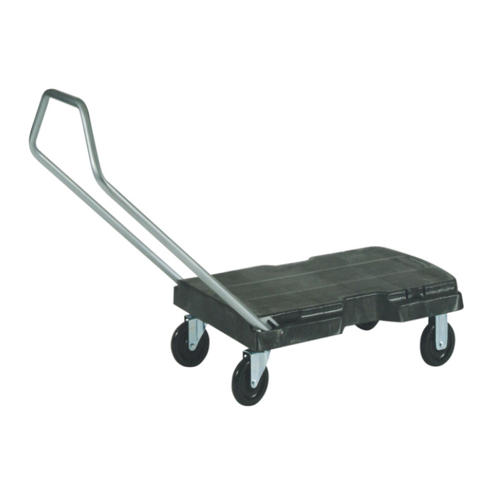 Transportkar Rubbermaid Triple Trolley inklapbaar 227kg zwart