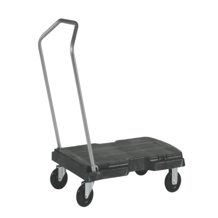 Transportkar Rubbermaid Triple Trolley inklapbaar 227kg zwart