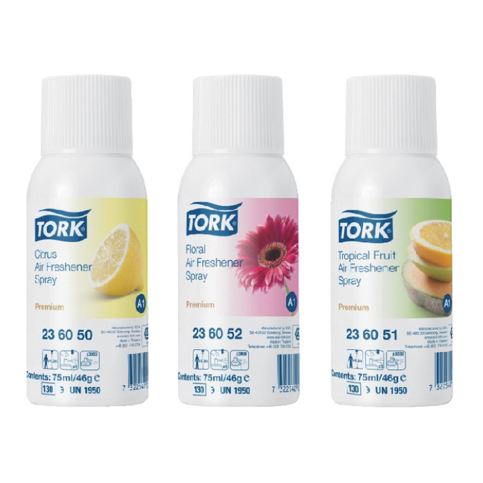 Luchtverfrisser Tork A1 Premium spray bloemen 236052