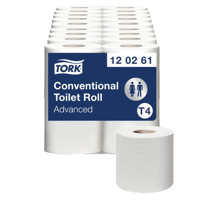 Toiletpapier Tork T4 Advanced 2-laags 493 vel wit 120261