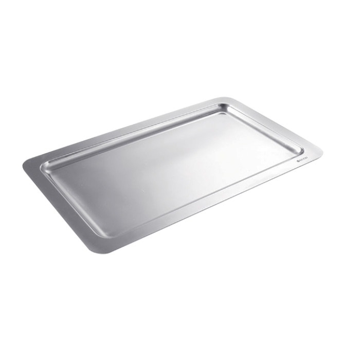Plateau RVS tbv roomstel 199x150mm