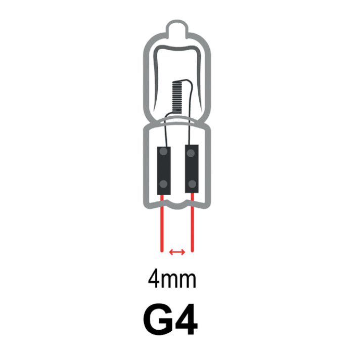 Ledlamp Integral GU4 2700K warm wit 1.1W 95lumen