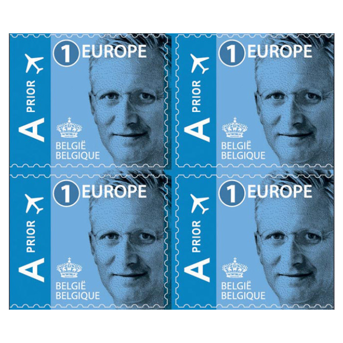 Postzegel Belgie Waarde 1 Europa pak à 50 stuks