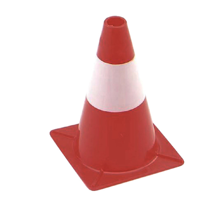 Afbakeningskegel 30cm rood wit