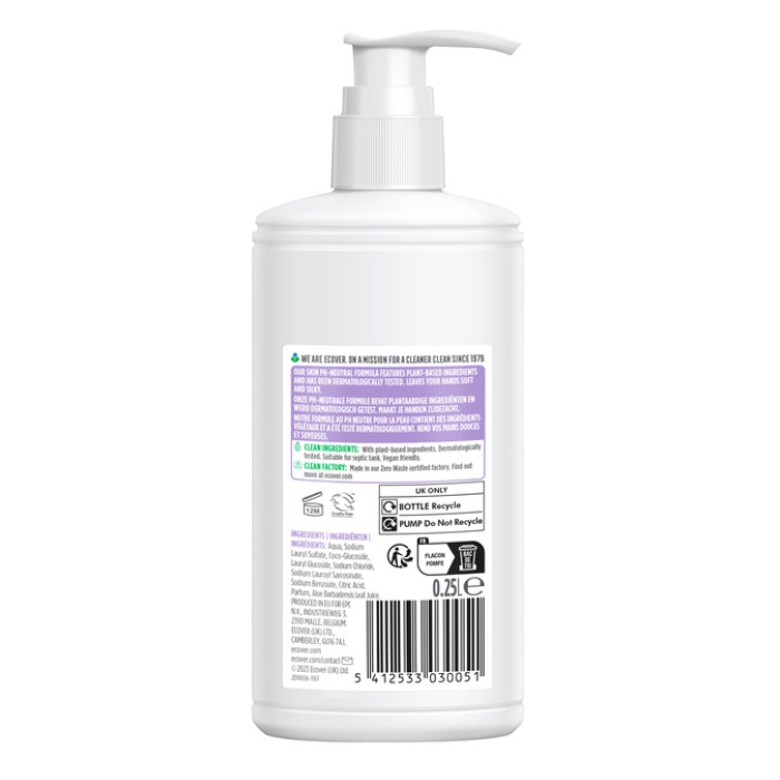 Handzeep Ecover met pomp 250ml