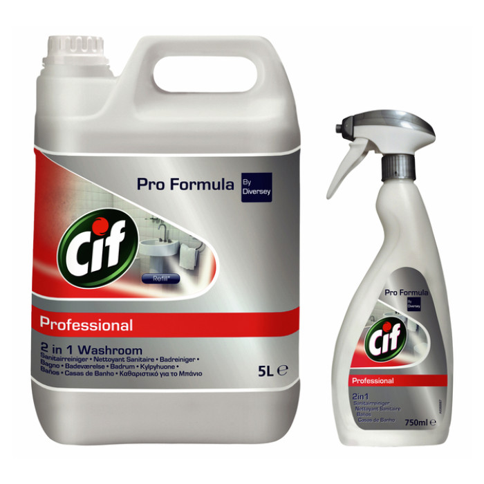 Sanitairreiniger Cif Professional 2-in-1 5 liter