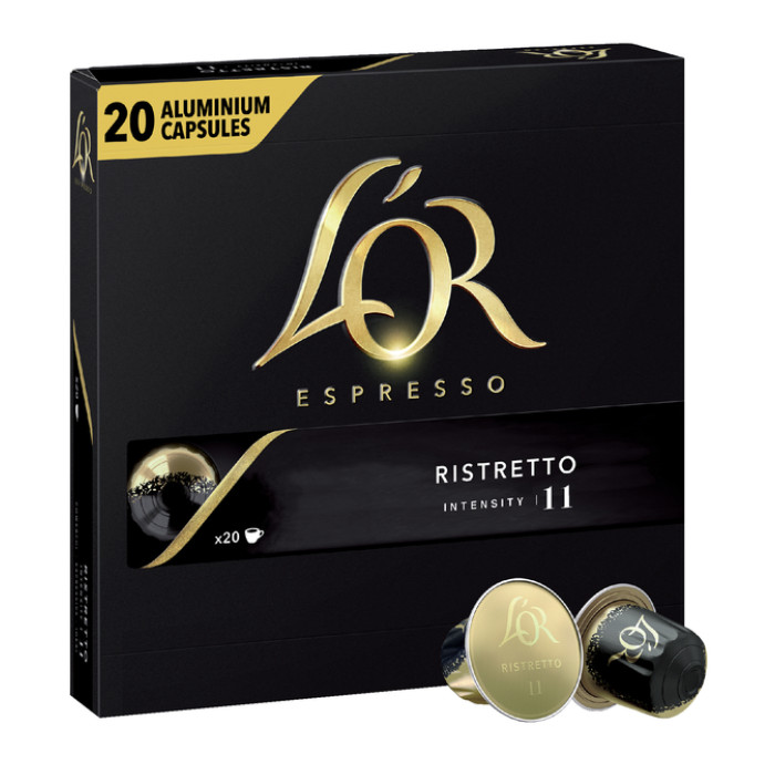 Koffiecups L'Or espresso Ristretto 20 stuks