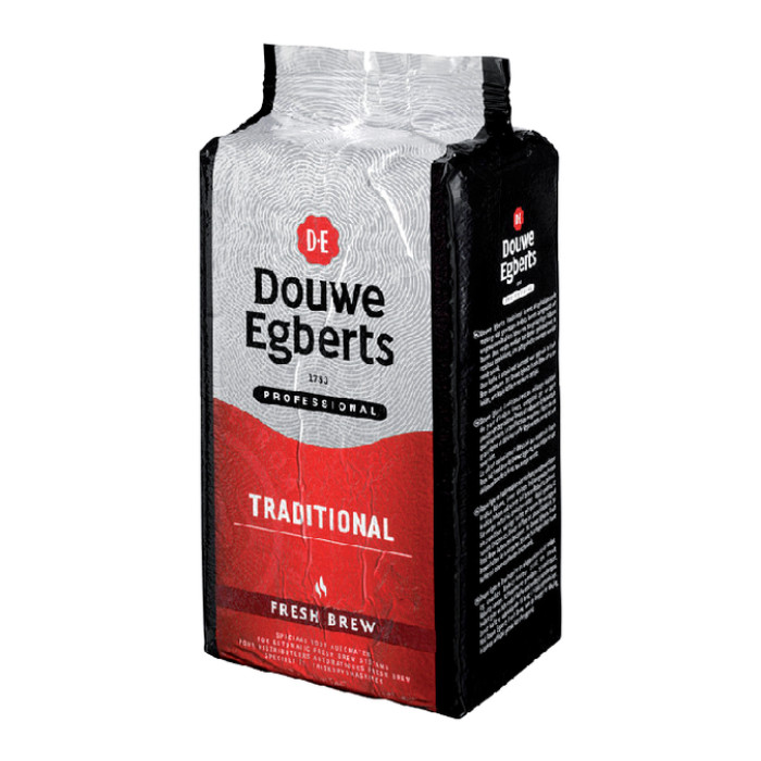 Koffie Douwe Egberts Fresh Brew voor automaten 1kg